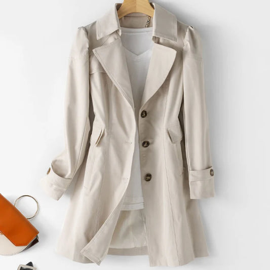 Stijlvolle Trenchcoat Voor Op Kantoor Voor Dames