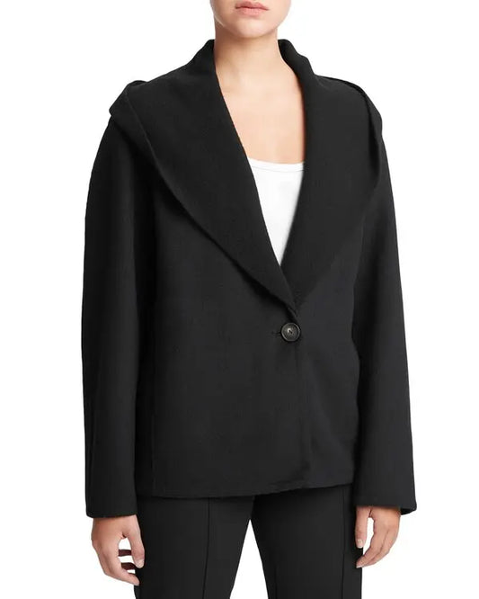 Elegante Blazer Met Brede Kraag Voor Dames