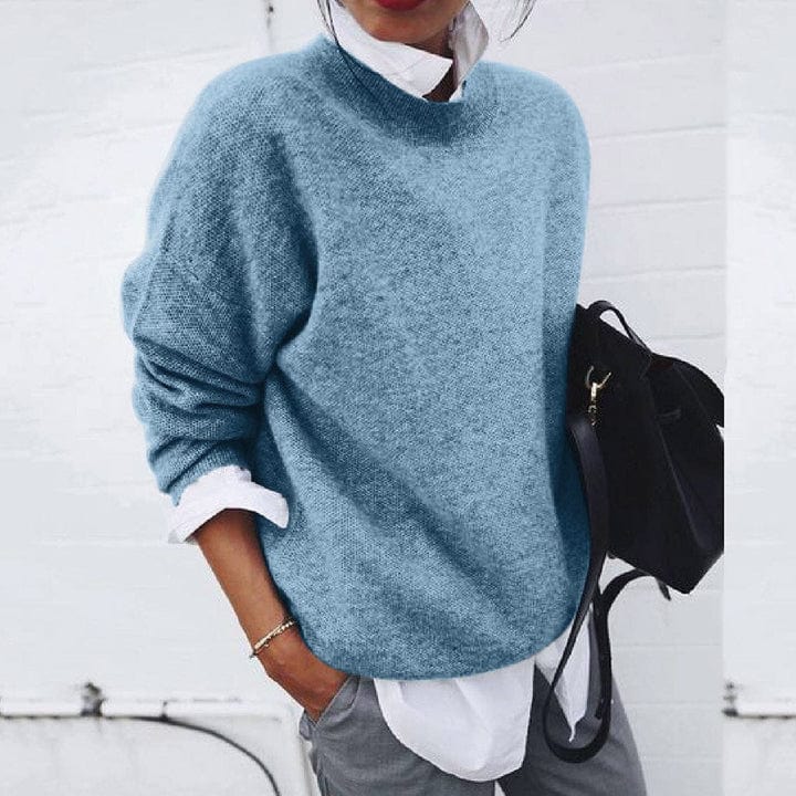 Pullover Met Gelaagde Stijl En Moderne Look Voor Dames