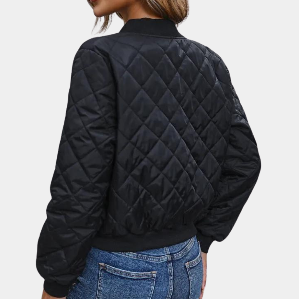 Winter Gewatteerd Jack Stijlvolle Moderne Stijl Dames