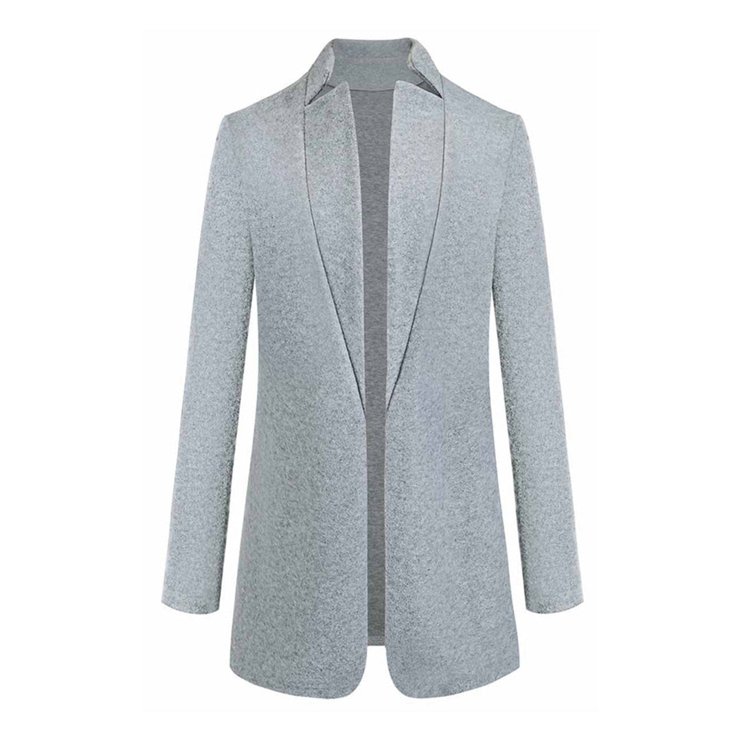 Getailleerde Lange Jas Met Slank Silhouet Voor Dames