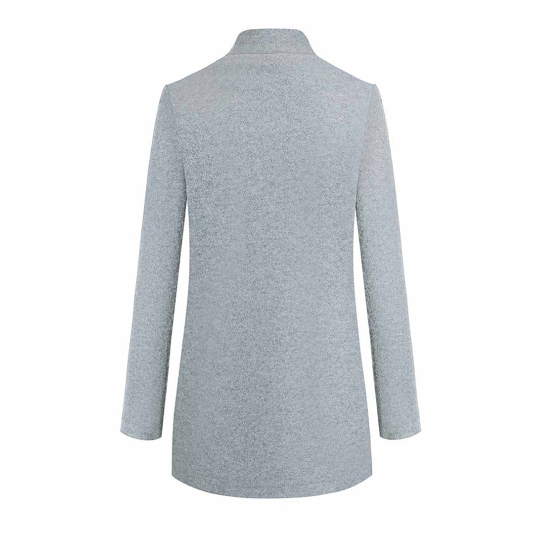 Getailleerde Lange Jas Met Slank Silhouet Voor Dames