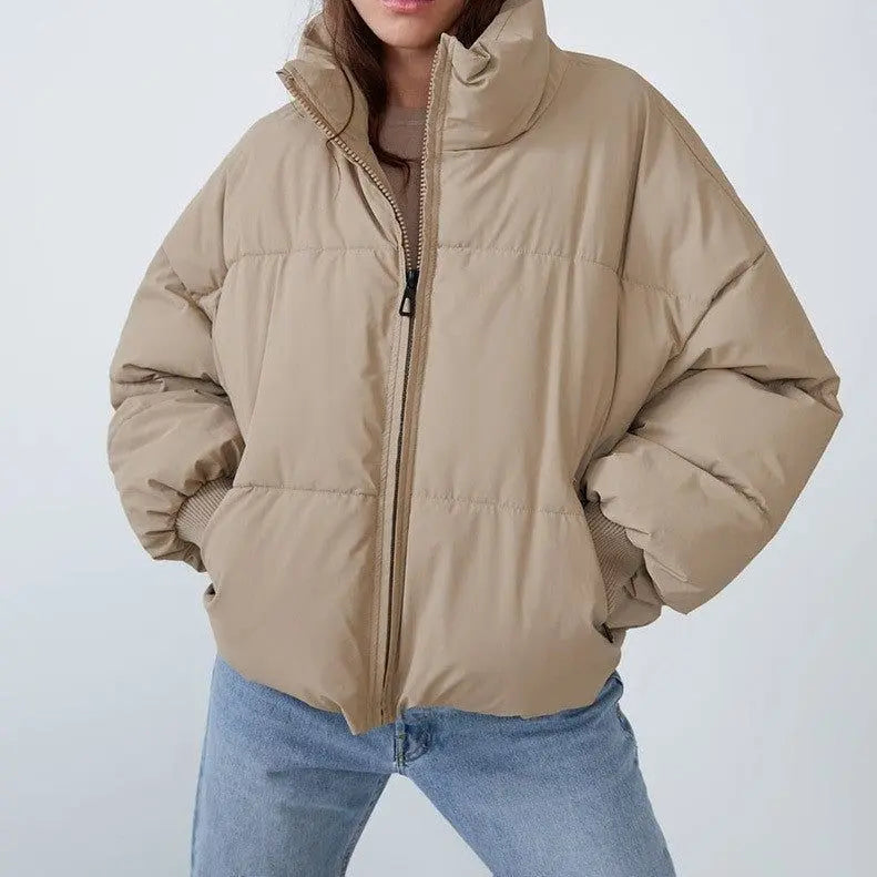 Oversized Winter Pufferjack Trendy Gezellige Stijl Dames