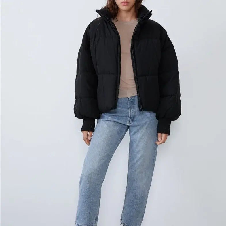 Oversized Winter Pufferjack Trendy Gezellige Stijl Dames
