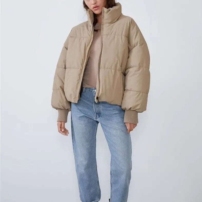 Oversized Winter Pufferjack Trendy Gezellige Stijl Dames