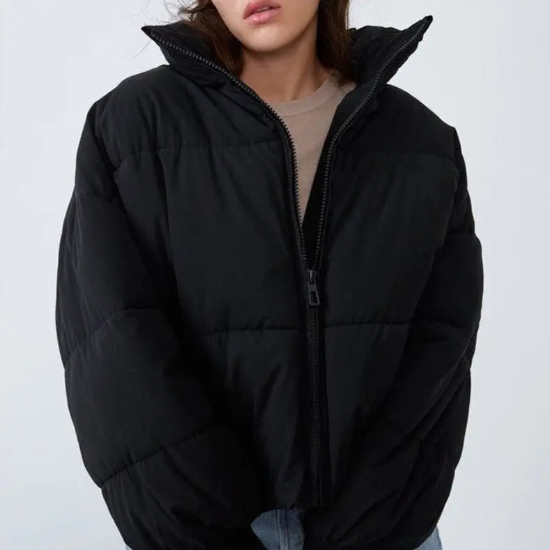 Oversized Winter Pufferjack Trendy Gezellige Stijl Dames