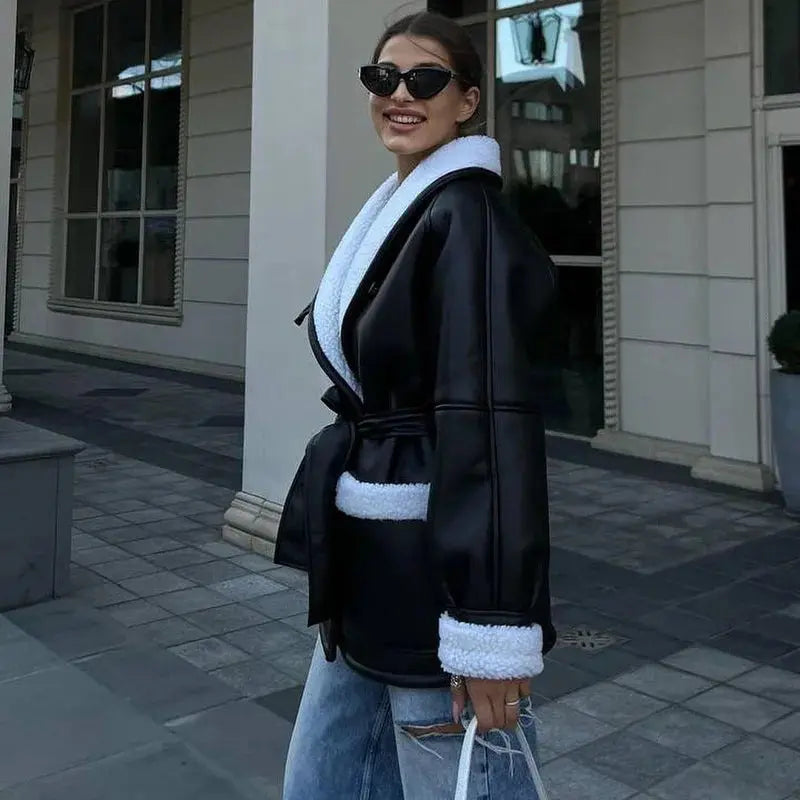 Oversized Winterjas Gezellige Trendy Stijl Dames