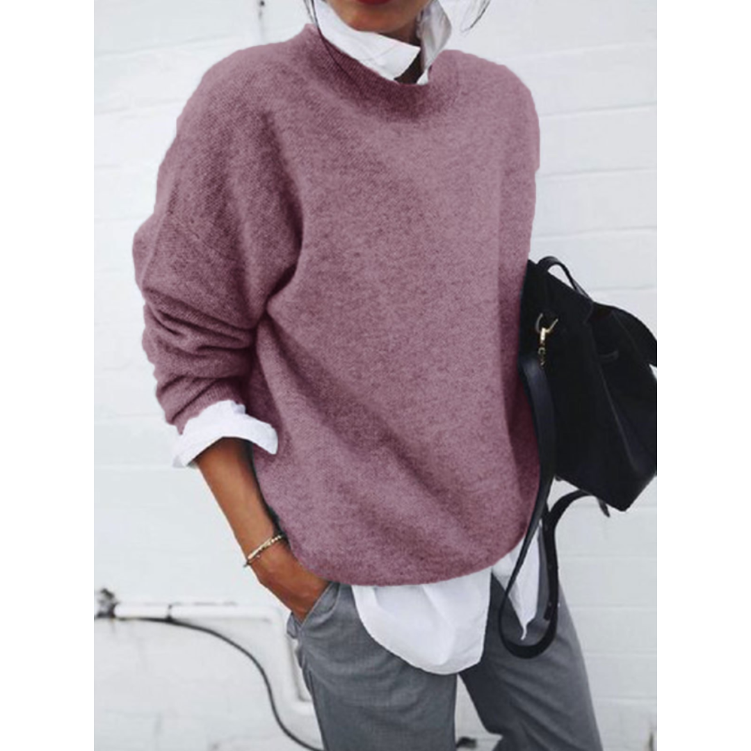 Pullover Met Gelaagde Stijl En Moderne Look Voor Dames