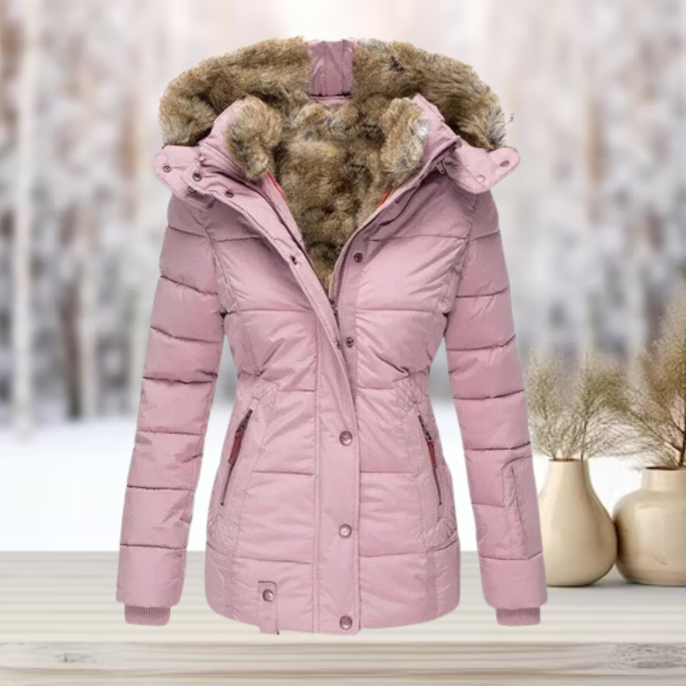 Warme Winterjas met Capuchon voor Dames Gezellige Stijl