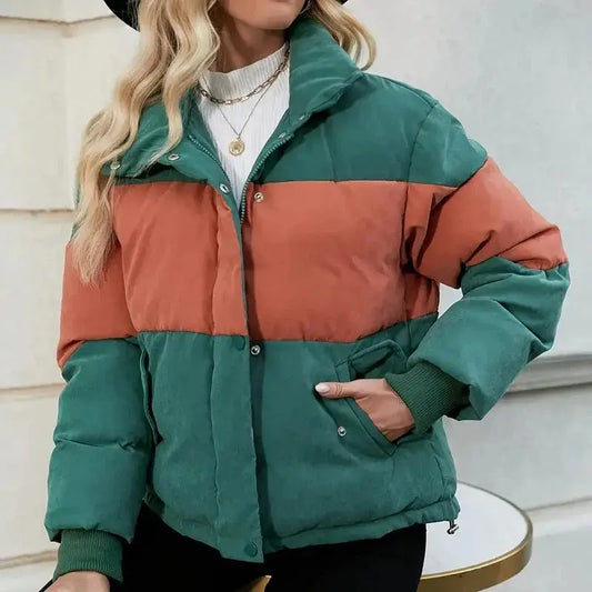 Dames Winter Pufferjas Warme en Gezellige Stijl