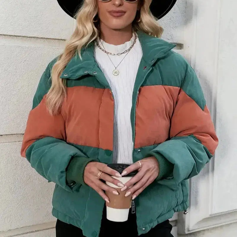 Dames Winter Pufferjas Warme en Gezellige Stijl