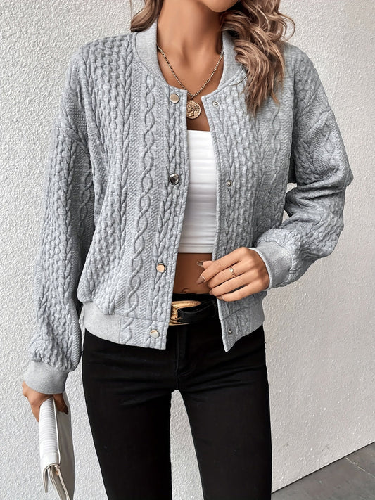 Gewatteerd Winterjack Trendy Casual Stijl Dames
