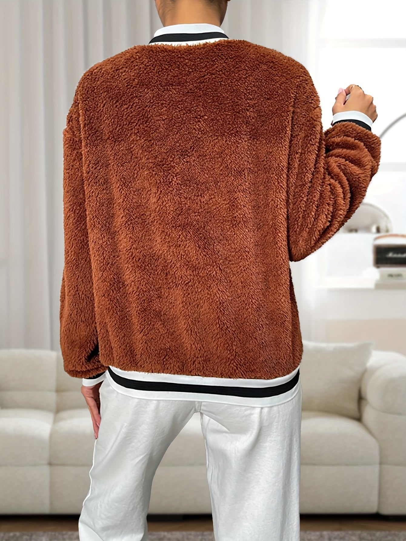 Fleece Winterjack Sportieve Casual Stijl Dames