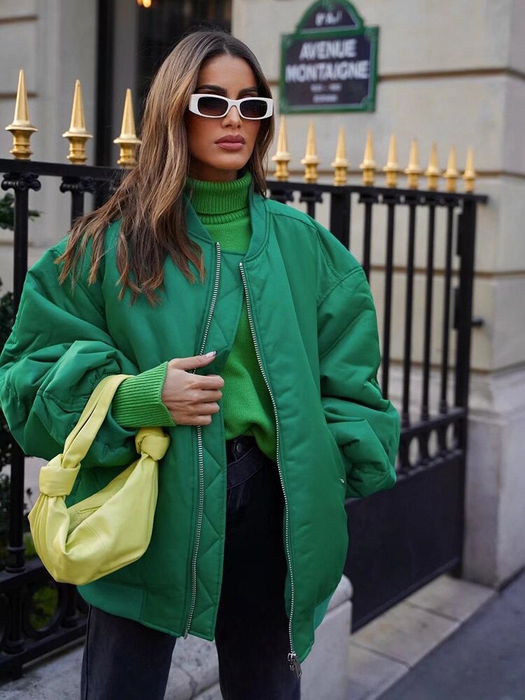 Bomberjack Klassiek Rits Streetwear Stijl Dames