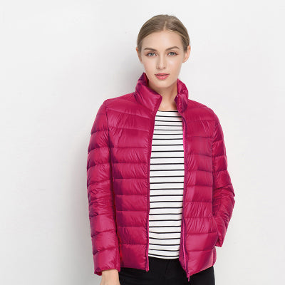Lichtgewicht Pufferjack Casual Dagelijkse Bovenkleding Dames