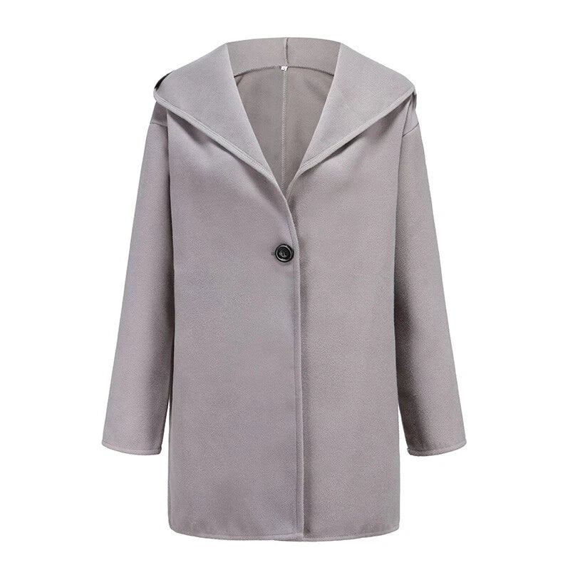 Elegante Blazer Met Brede Kraag Voor Dames