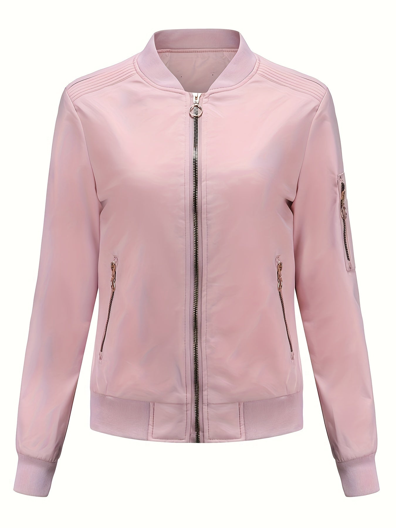 Stijlvol Winter Bomberjack Trendy Dagelijks Draagstijl Dames