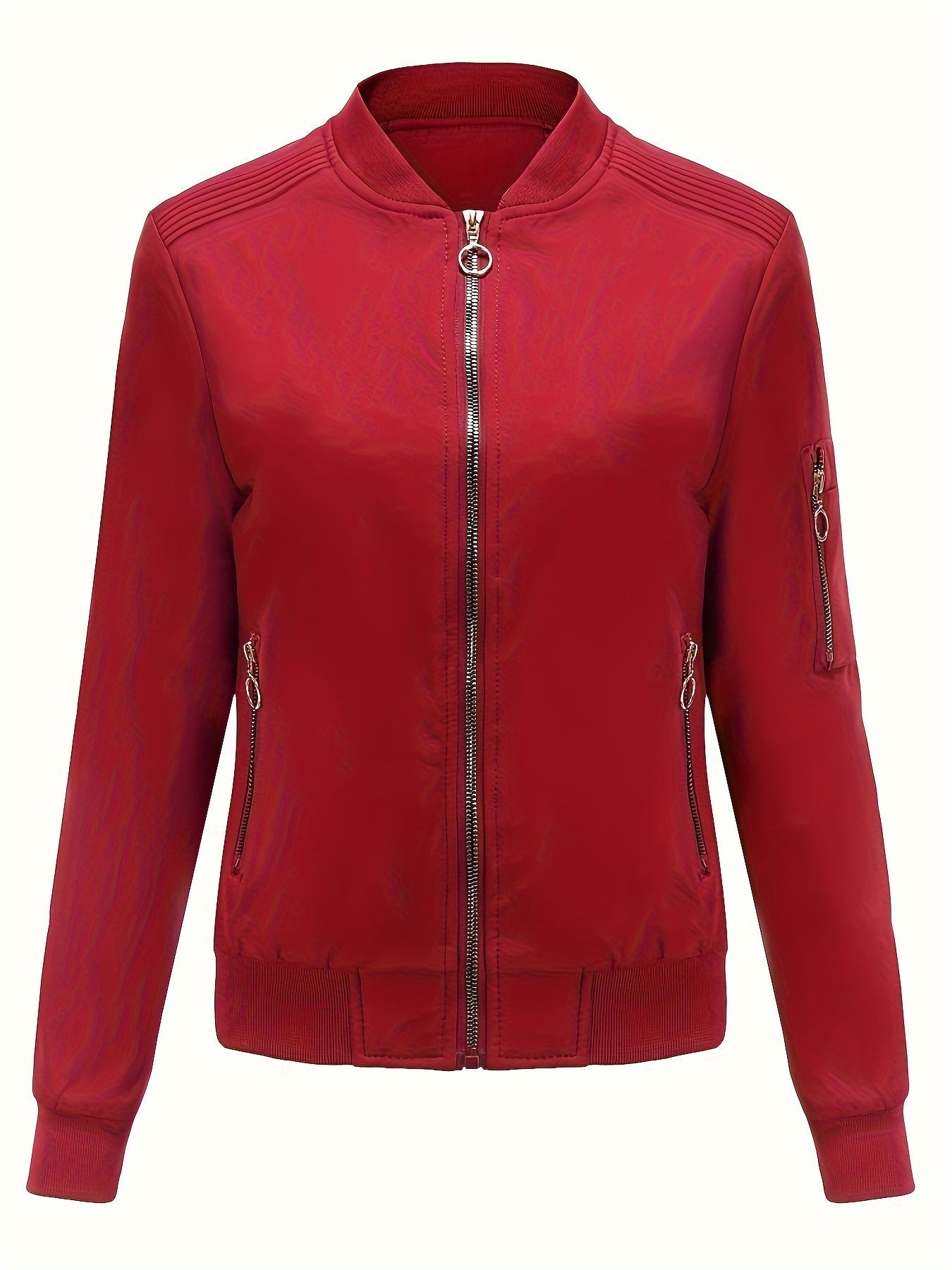 Stijlvol Winter Bomberjack Trendy Dagelijks Draagstijl Dames