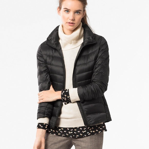 Lichtgewicht Pufferjack Casual Dagelijkse Bovenkleding Dames