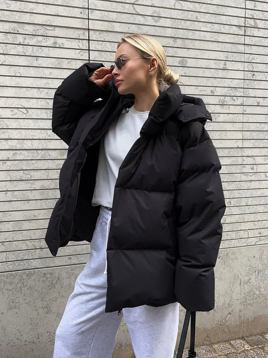 Oversized Winter Pufferjas voor Dames Warme Stijl