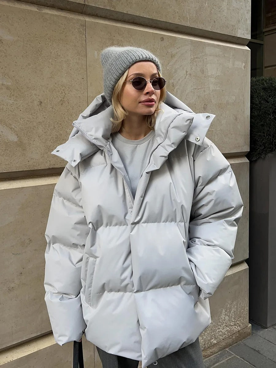 Oversized Winter Pufferjas voor Dames Warme Stijl