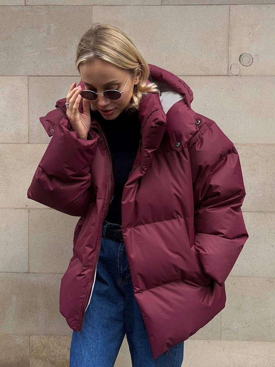 Oversized Winter Pufferjas voor Dames Warme Stijl