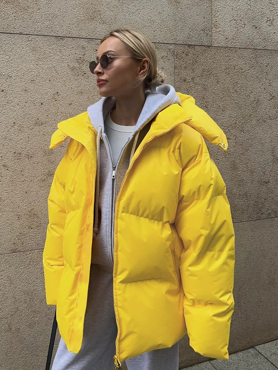 Oversized Winter Pufferjas voor Dames Warme Stijl