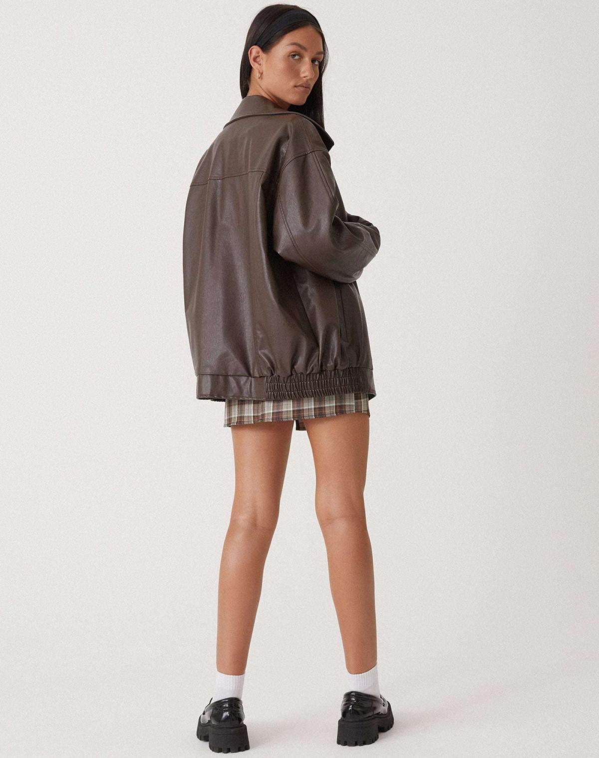 Geruite Minirok Streetwear Hoge Taille Outfit Dames