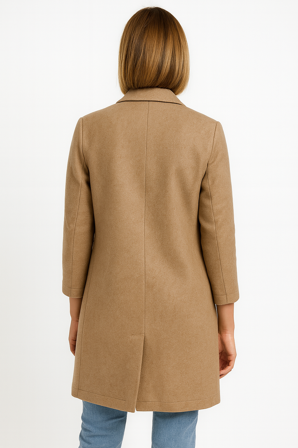 Chique Blazerjas Met Dubbele Zakken Voor Dames