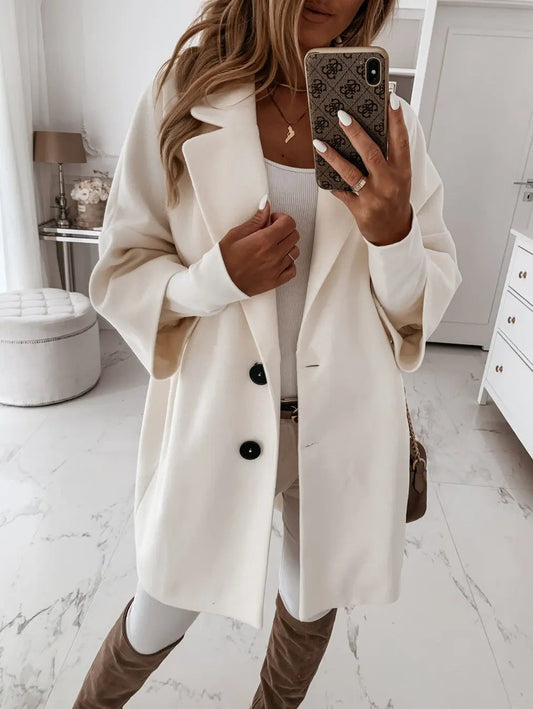 Oversized Winterjas voor Dames Modern Ontwerp