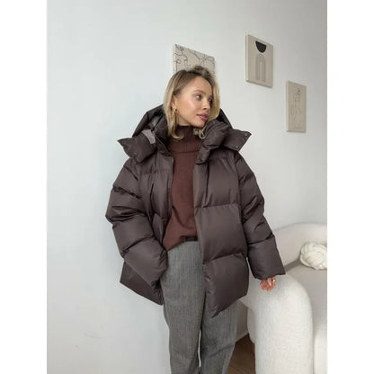 Oversized Winter Pufferjas voor Dames Warme Stijl