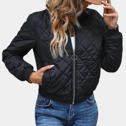 Winter Gewatteerd Jack Stijlvolle Moderne Stijl Dames