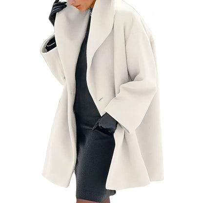 Elegante Blazer Met Brede Kraag Voor Dames
