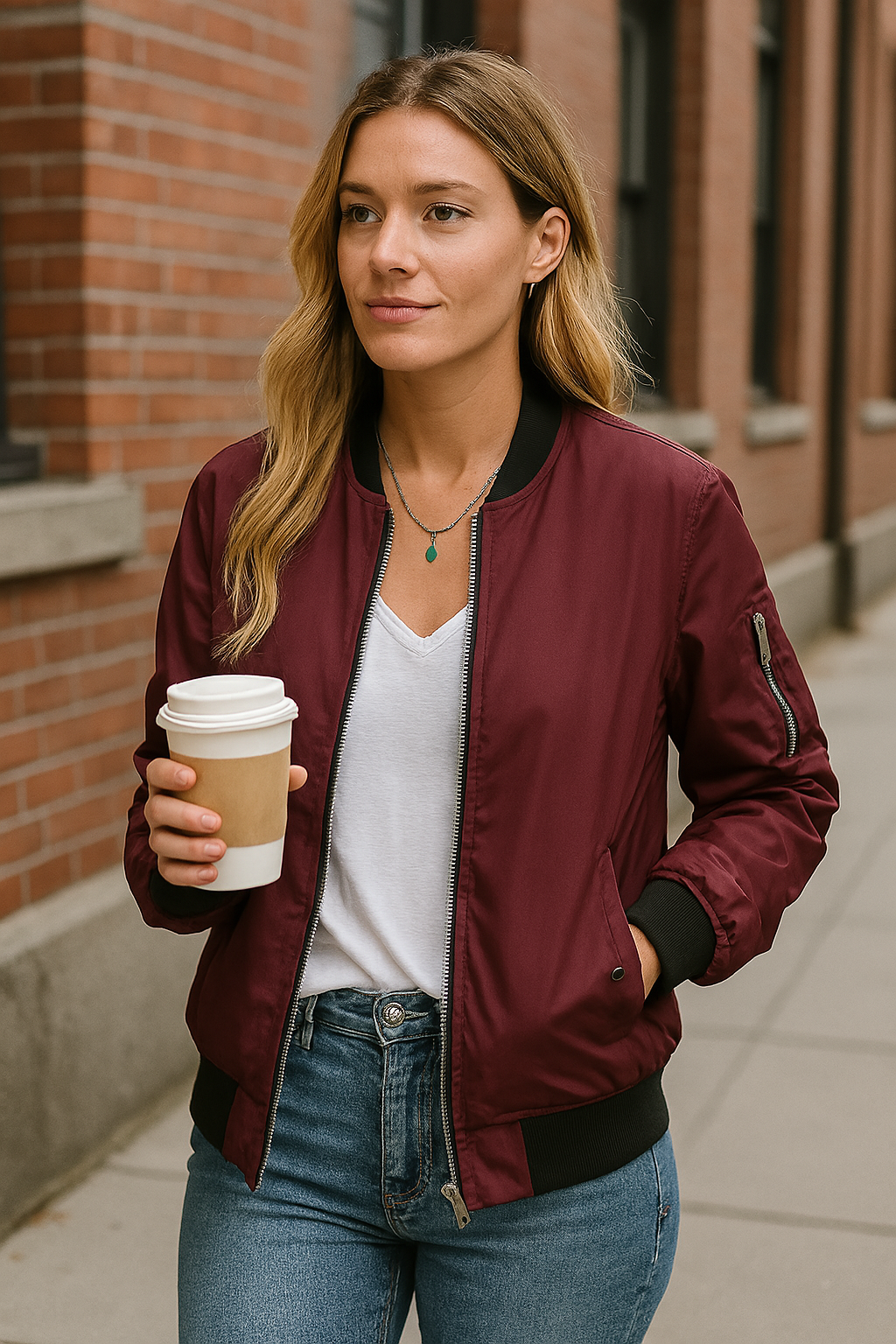 Winter Bomberjack Streetwear Gezellige Casual Stijl Dames