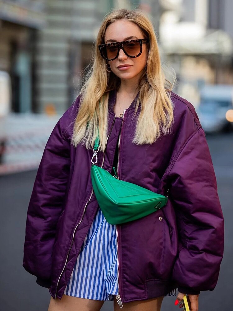 Bomberjack Klassiek Rits Streetwear Stijl Dames